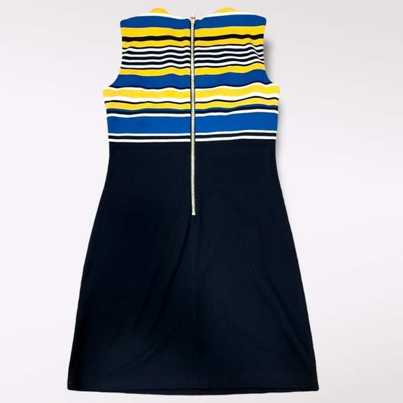 Calvin Klein Striped Sheath Dress Size 4 - Picture 2 of 5